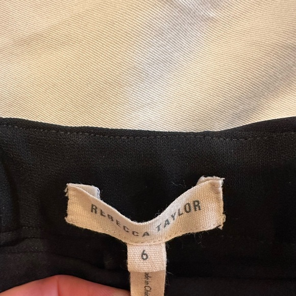Rebecca Taylor black tuxedo pant, size 6 - Picture 5 of 8